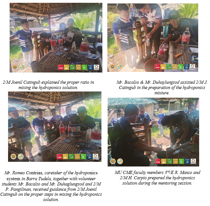 Misamis University Maritime Education CORRAL Program activities: Advancing the UN Sustainable Development Goals